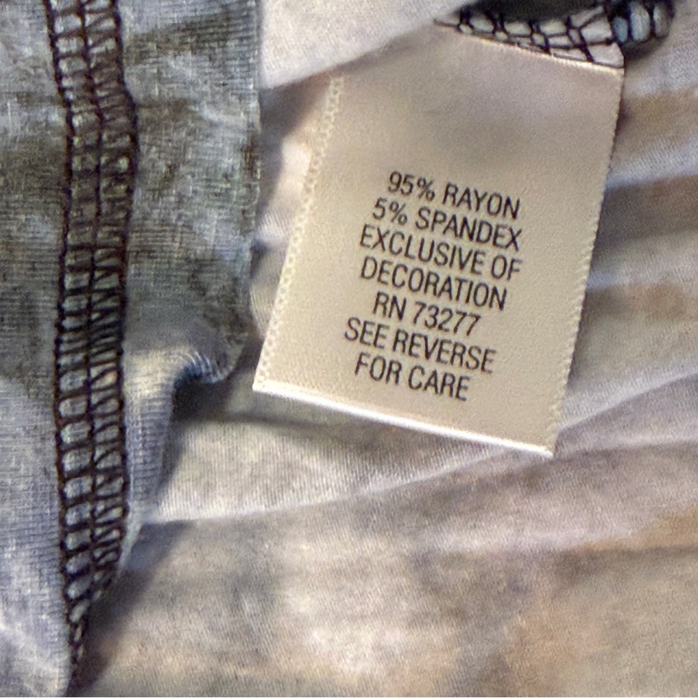 New with tags! Simply Vera Vera Wang Blue and Brown Tie-dye Dress - Picture 13 of 14